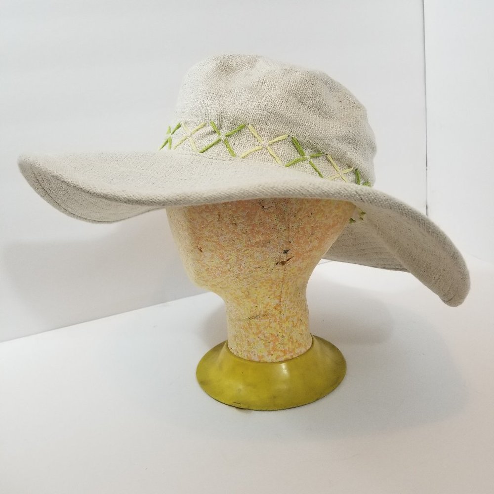 Wooden Ships Coastal Beach Sun Hat